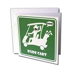  Mark Grace SCREAMNJIMMY Golf   DUDE CART green sign 1 