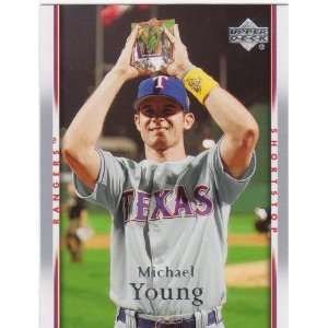  2007 Upper Deck 985 Michael Young Texas Rangers (Baseball 
