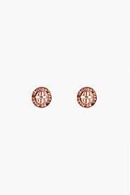 MARC BY MARC JACOBS Rose Gold Tone Turnlock Studs