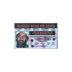  Osama Bin Laden Fake Drivers License 