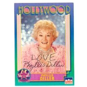 Phyllis Diller Autographed/Hand Signed Hollywood Walk of Fame trading 