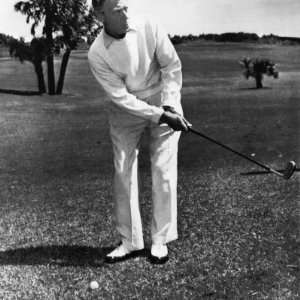 Prince Edward, Duke of Windsor, Playing Golf in Palm Beach, Florida 