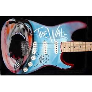  Pink Floyd Autographed Roger Waters Signed The Wall Guitar 