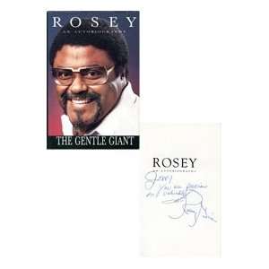 Rosey Grier Autographed The Gentle Giant Book Sports 