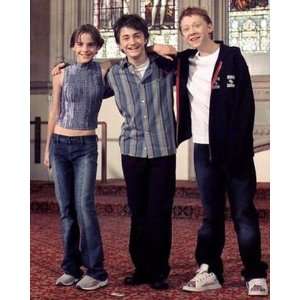 Emma Watson, Daniel Radcliffe and Rupert Grint at the Harry Potter 