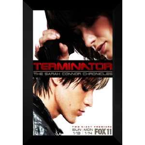  Terminator Sarah Connor 27x40 FRAMED TV Poster   2007 