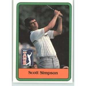  1981 Donruss Golf #24 Scott Simpson RC   PGA Tour (RC 