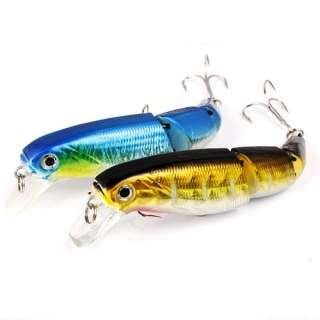 Wholesale 6pc 110mm Jointed Fishing Lures Baits New  