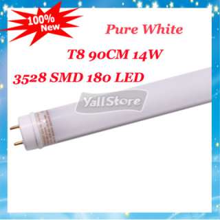 T8 90CM 14W Pure White LED Light SMD Fluorescent Tube  