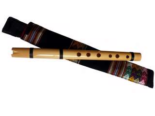PROFESSIONAL BAMBOO WARI QUENA FLUTE in G + CASE (Free Shipping)