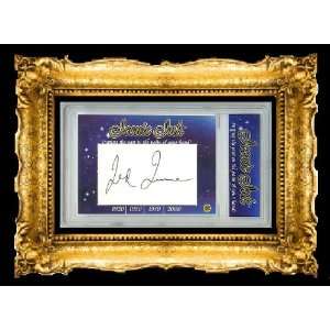  TED TURNER Signed Iconic Ink Autograph GAI 1/1 Card 
