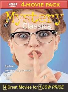 Mystery Classics Volume 9   4 Movie Pack (DVD, 2004) 826831080338 