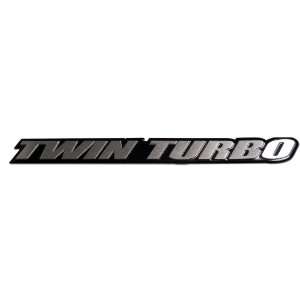 Twin Turbo Aluminum Emblem Badge for Toyota Camry Corolla Supra JZA80 