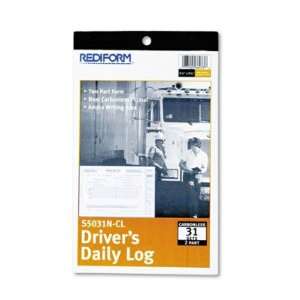  Drivers Daily Log Carbonless Duplicate Book   5 3/8 x 8 3 