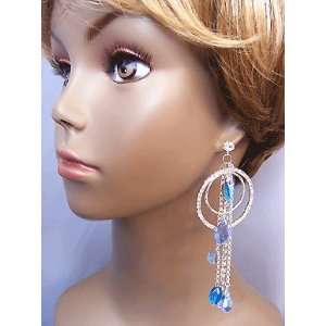  Blue Crystal Chandlier Dangle Earrings: Everything Else