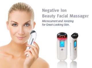 Negative Ion Beauty Facial Massager The latest skin care technolology 