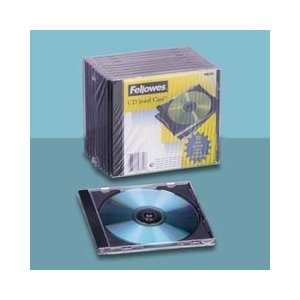  CD/DVD Jewel Cases, Clear, 50 per Pack (FEL98334) Category 