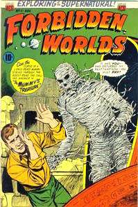   Forbidden Worlds #1 145 Comics Books on DVD   Golden Age Horror  
