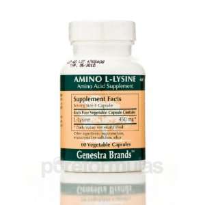  Seroyal Amino L Lysine 450mg 60 Capsules Health 