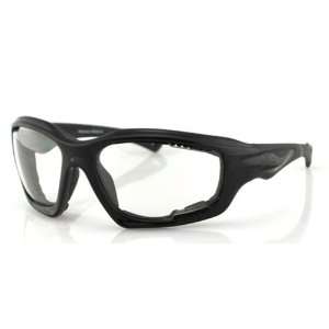  Bobster Eyewear Desperado Sunglasses Black/Clear Lens 