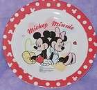 Disney Minnie Mouse Kids Snack size Melamine Plate 5.5