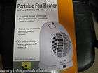 New Heat Wave Portable Fan Heater 2 Settings Safety Shut Off 1500W #FH 