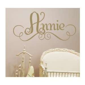  Annies Personalized Wall Decal Size: 12 H x 36 W, Color 