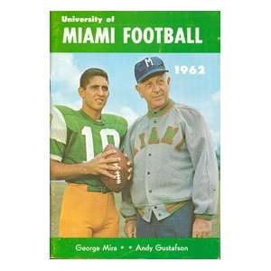    1962 Miami Hurricanes Football Media Guide