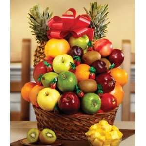Fresh Fruit and Candy Gift Basket  Grocery & Gourmet Food