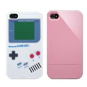 2pcs Set Nintendo Game Boy Silicone Case White + KoreTech (TM) Glider 