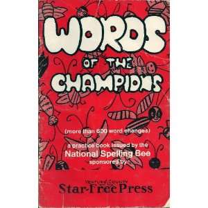  Words of the Champions National Spelling Bee Books