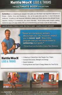 KETTLEWORX KETTLEWORKS LEGS & THIGHS KETTLEBELL DVD NEW AS SEEN ON TV 