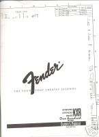 Fender KXR 100 Keyboard Amp Owners Manual & Schematic  