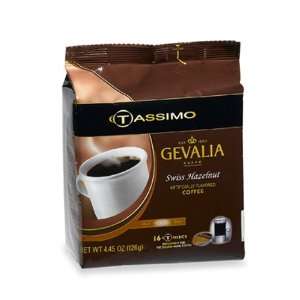 Gevalia Swiss Hazelnut Coffee, 16 Count T Discs for Tassimo 