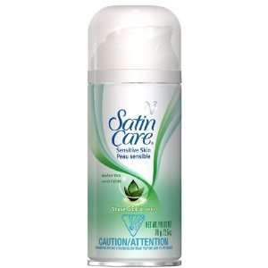  Gillette Satin Care Sensitive Skin Mini Shave Gel 2.5 oz 