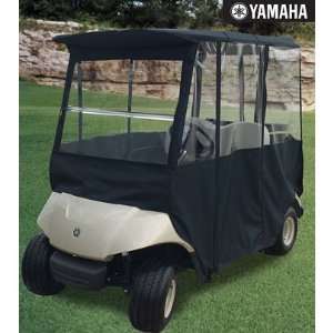   Golf Cart Enclosure for Yamaha Drive( COLOR Black ) Sports