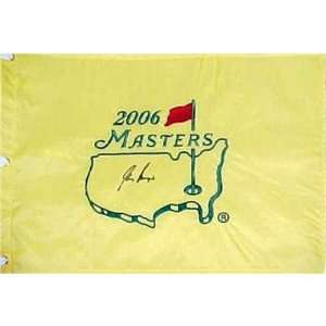   Gary Player Autographed 2006 Masters Golf Pin Flag