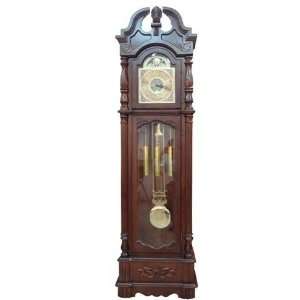 Grandfather clock in Cherry color made by BassWood 87.5x25.5x15.5 