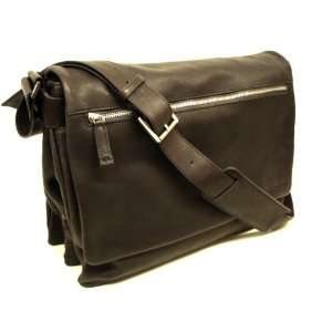  KENNETH COLE NEW YORK Bags To Riches LEATHER MESSENGER BAG 