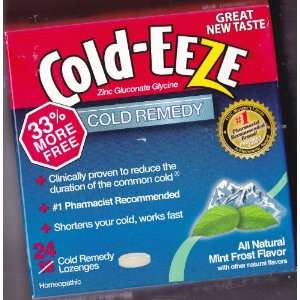 Cold EEZE Cold Remedy   Zinc Gluconate Glycine   Mint Frost flavor 