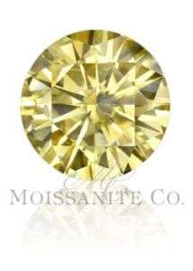 Certified 2ct CANARY YELLOW MOISSANITE DIAMOND LOOSE  