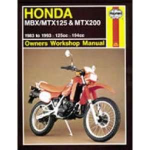    Haynes Manual   Honda MBX MTX 125 200 1983 1993 Automotive