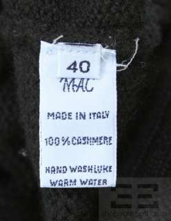 Malo Black Cashmere Cardigan Sweater Size 40  