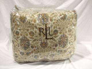RALPH LAUREN   Marrakesh Rug Tan Multi King Comforter  