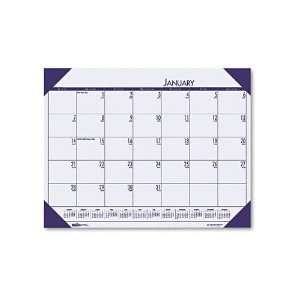 House of Doolittle   EcoTones Sunset Orchid Monthly Desk Pad Calendar 