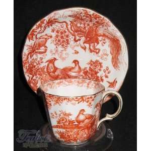  Royal Crown Derby Red Aves Antique Demitasse Cup Kitchen 