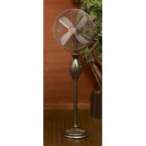   French Style Oscillating Indoor Standing Floor Fan: Home & Kitchen