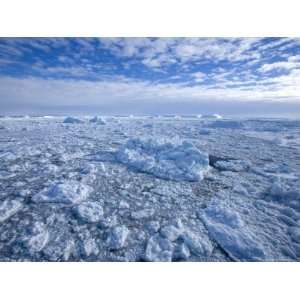 Pack Ice and Icebergs, Antarctic Peninsula, Weddell Sea, Antarctica 