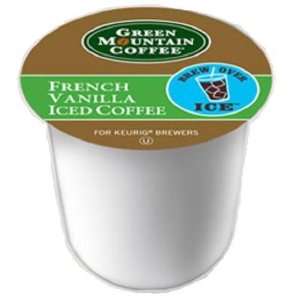 Green Mountain Coffee French Vanilla Iced, K Cup Portion Pack for 