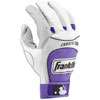 Franklin Carbon Fibre II Batting Gloves   Mens   White / Purple